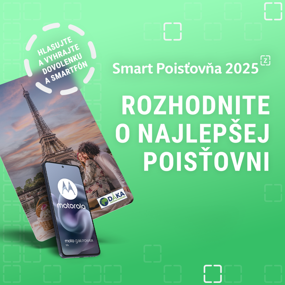 Hlasujte za Dôveru v ankete Smart Poisťovňa 2025
